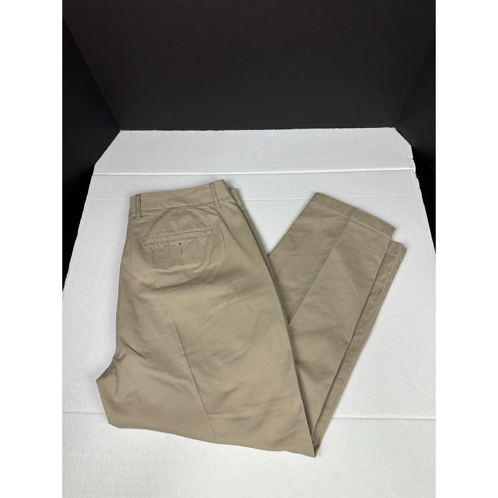 Peter Manning Chino Pants Men's 33x26 Khaki Casual Office Travel Lightweight